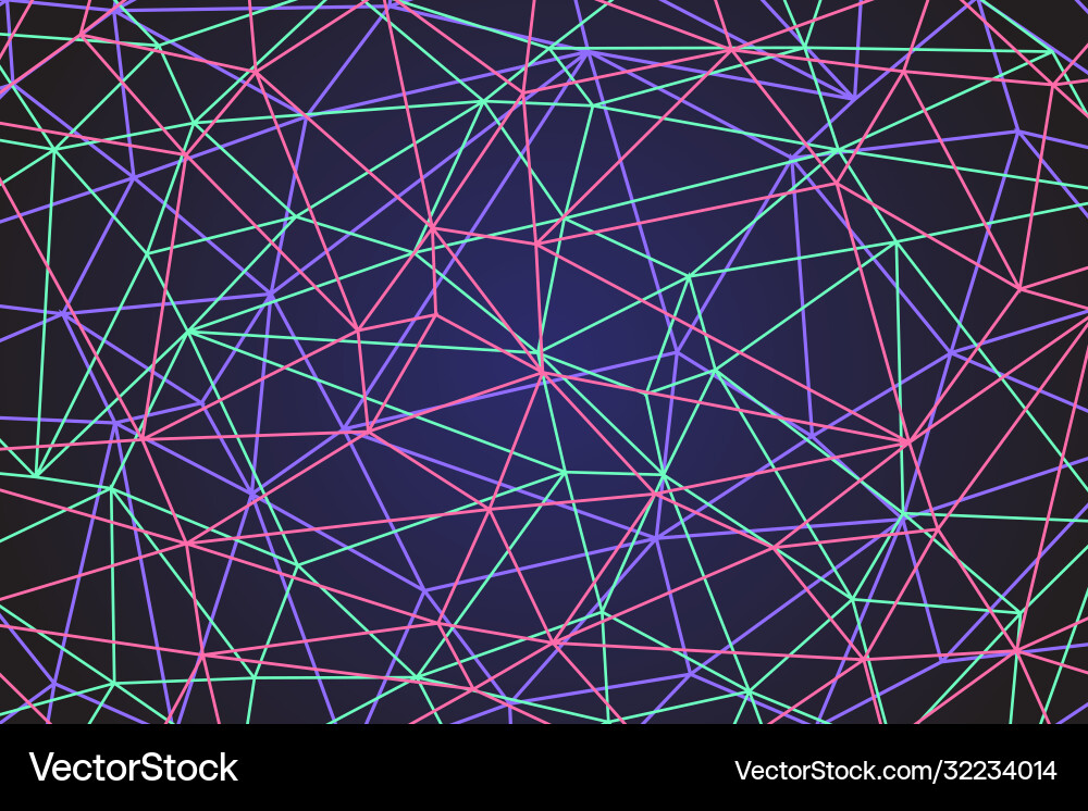 Abstract dark polygonal background with thin Abstract dark polygonal background with thin Vector Image