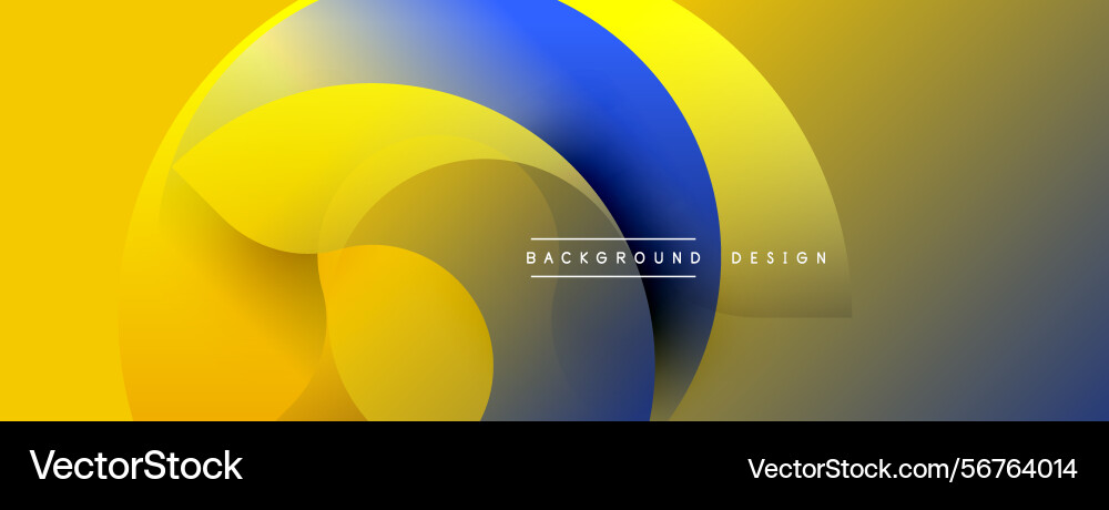 Abstract yellow blue layers create dynamic visual Abstract yellow blue layers create dynamic visual vector image