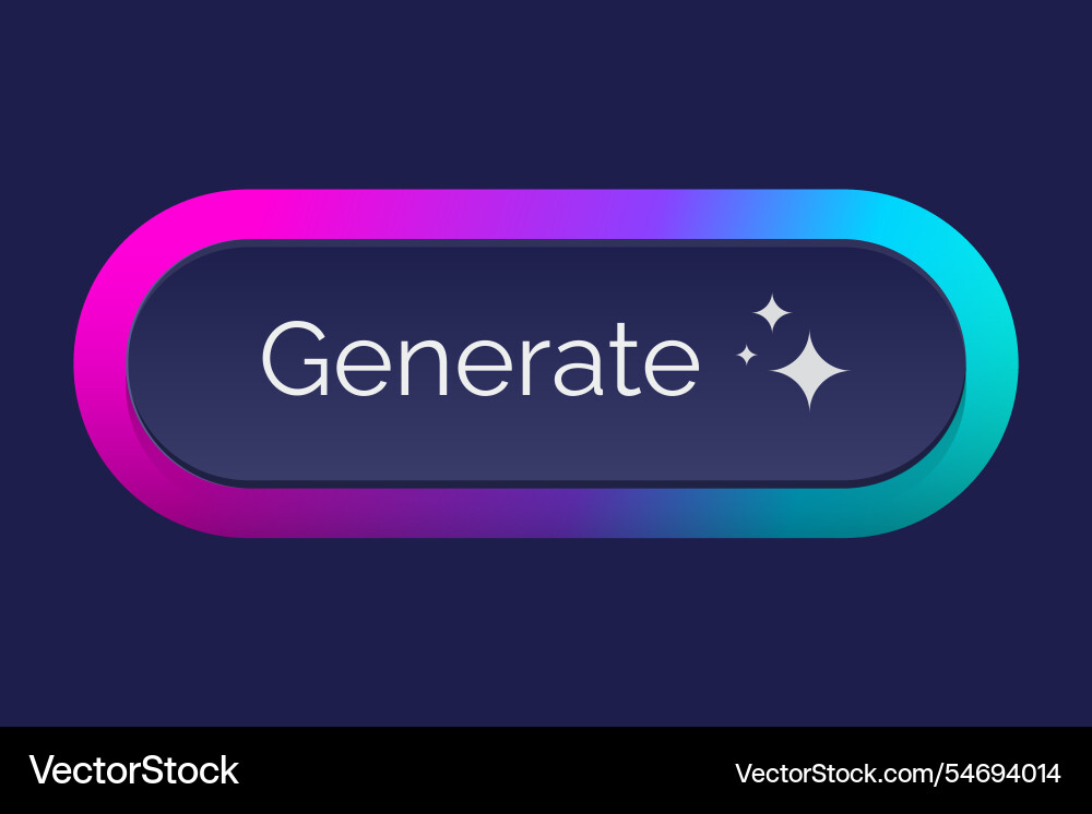 Ai generate button 3d buttons bar neumorphic ux Ai generate button 3d buttons bar neumorphic ux vector image