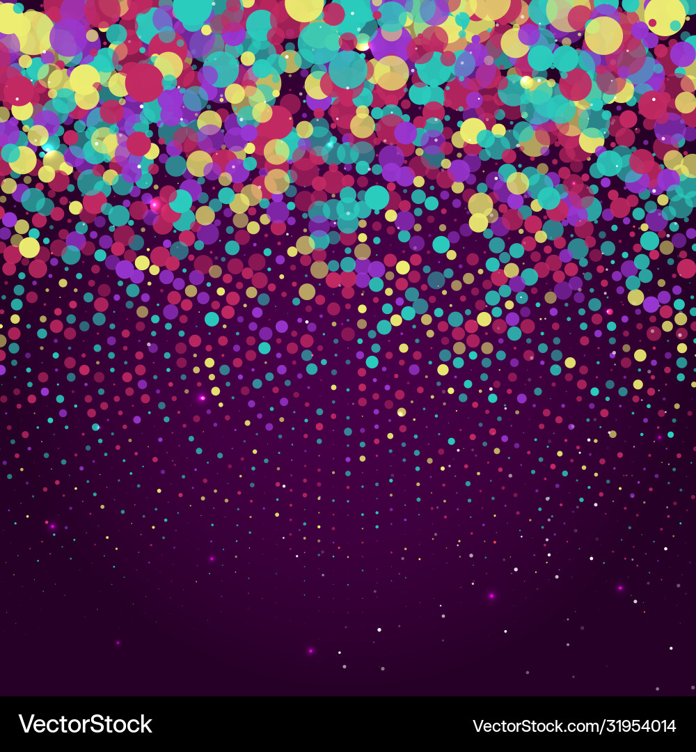 Background with colorful confetti abstract dotted Background with colorful confetti abstract dotted vector image