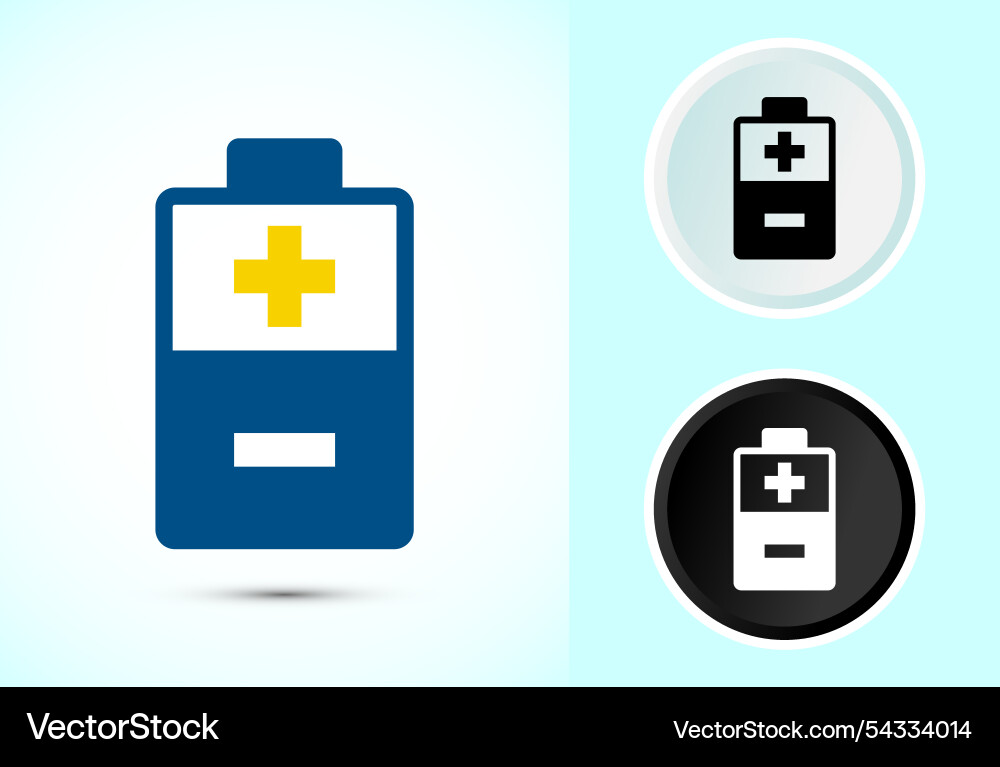 Battery icon design for web and mobile Battery icon design for web and mobile Vector Image