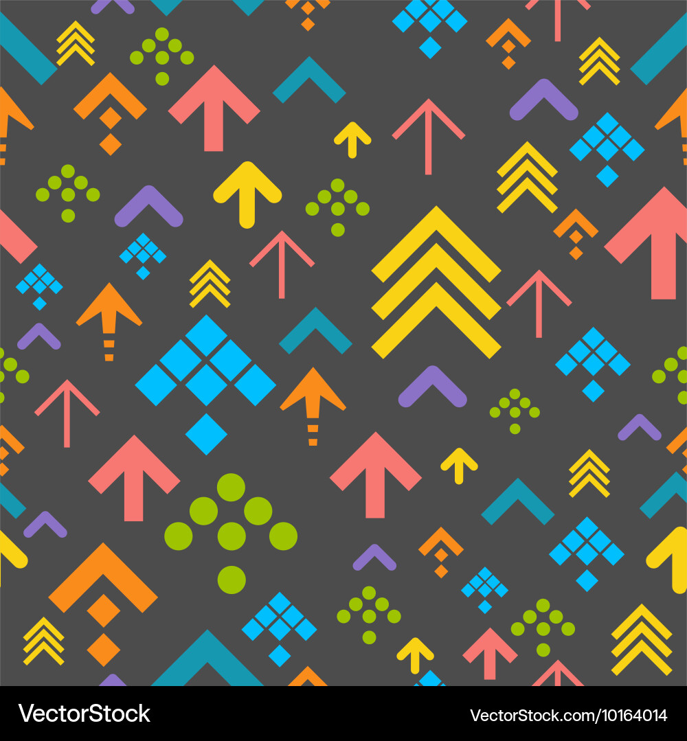 Dynamic Arrow Pattern vector image