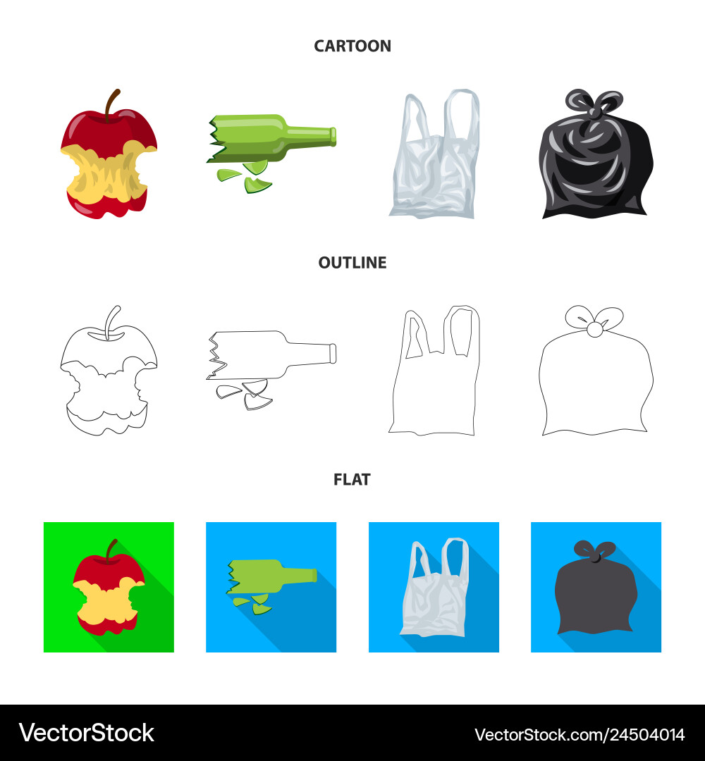 Isolated object of dump and sort symbol set Isolated object of dump and sort symbol set Vector Image