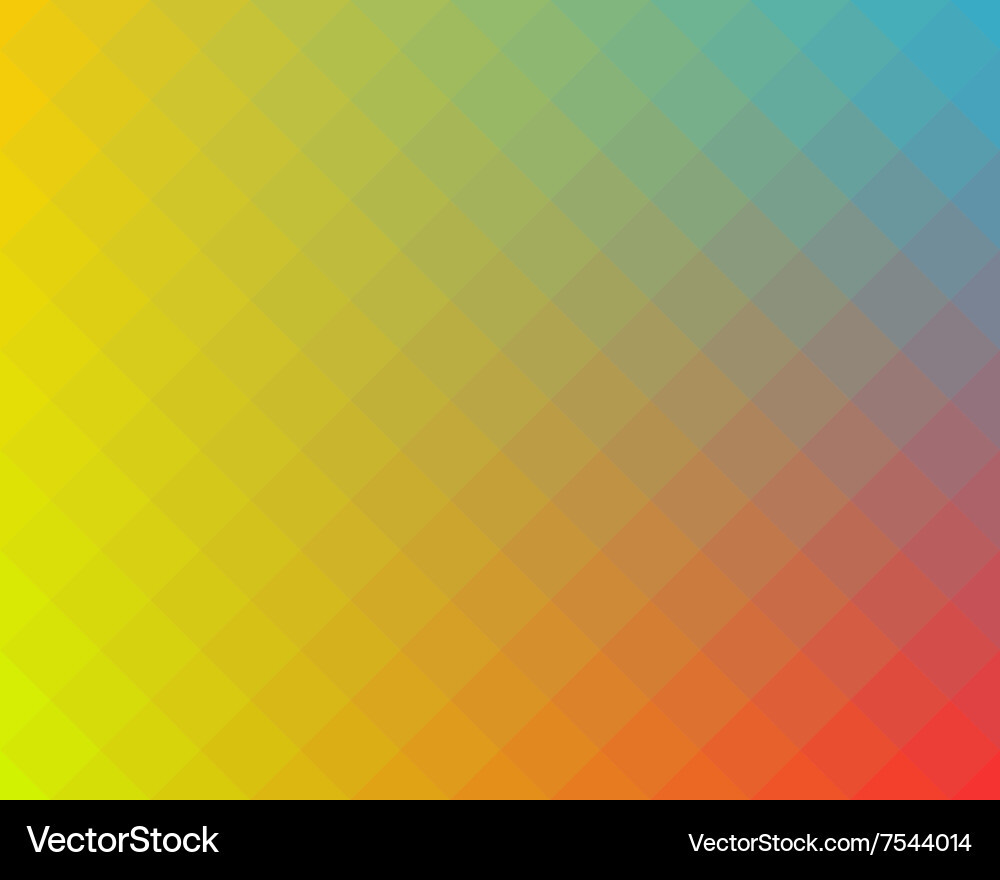 Multicolored checked pattern background vector image