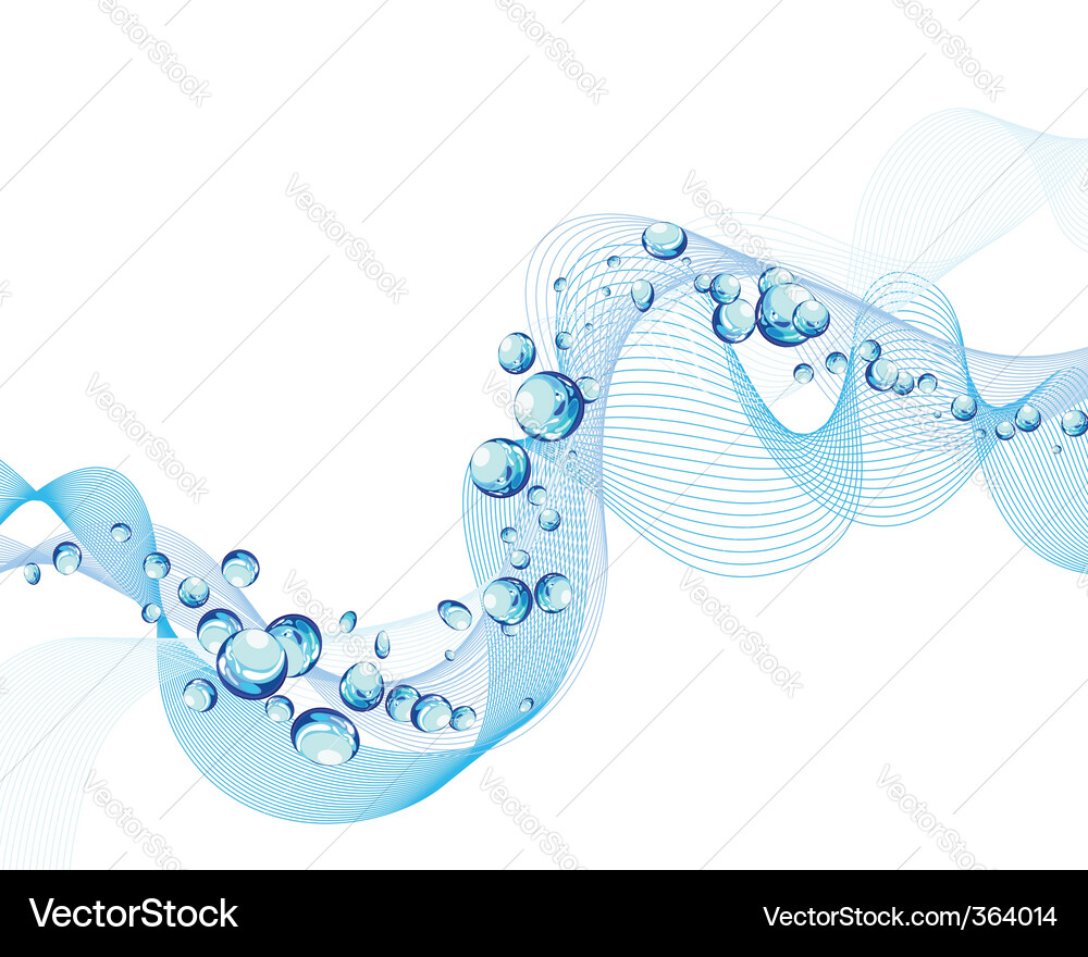Water background Vector Image