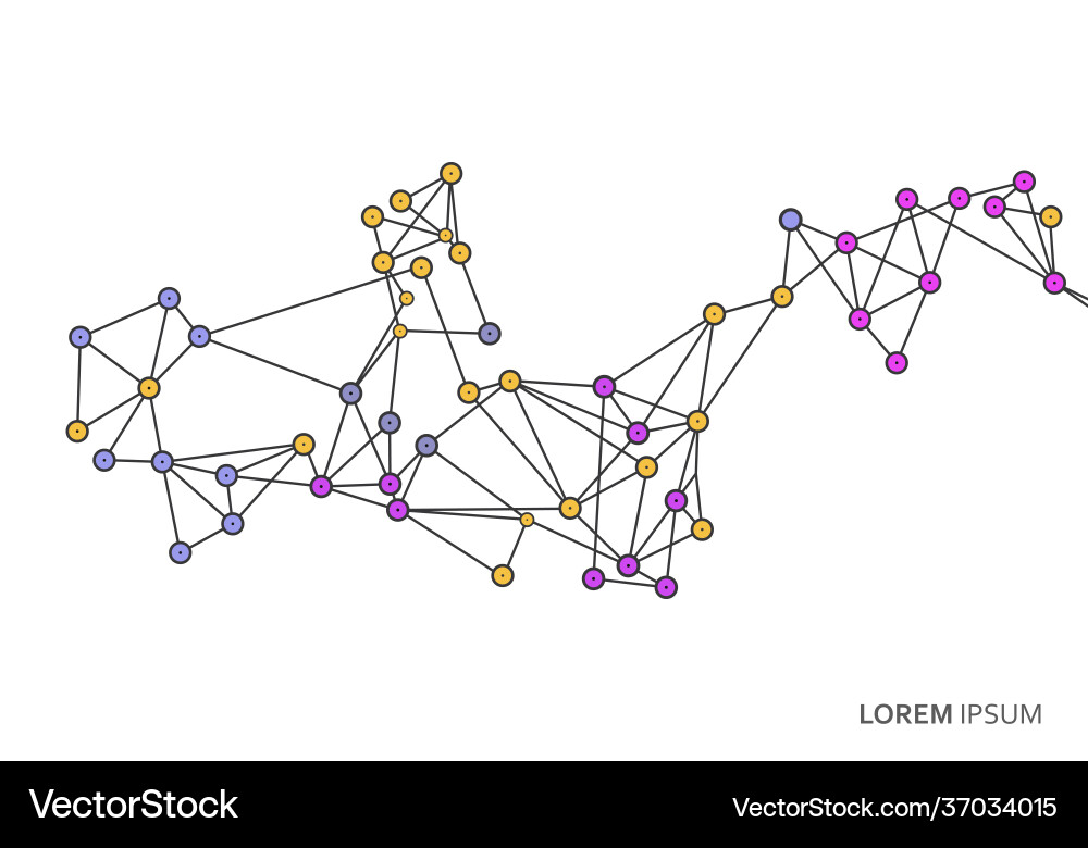 Abstract network minimalistic design Abstract network minimalistic design vector image