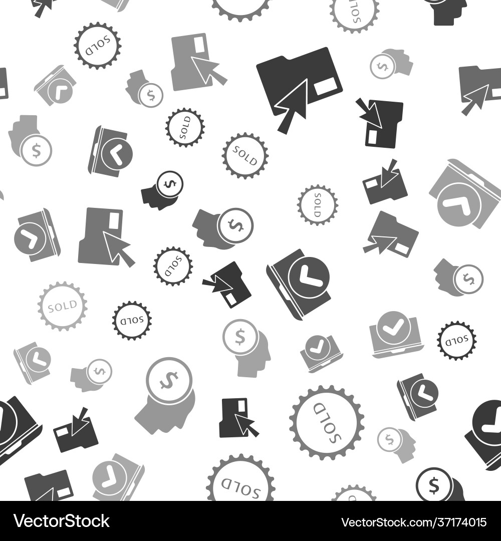 Cursor-Klick Dokumentordner verkaufte Etikett Cursor-Klick Dokumentordner verkaufte Etikett vektorbild
