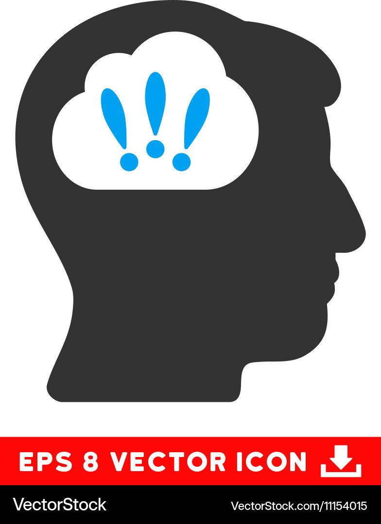 Problem brainstorm eps icon vector image