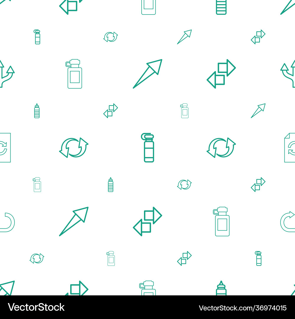 Refresh icons pattern seamless white background Vector Image