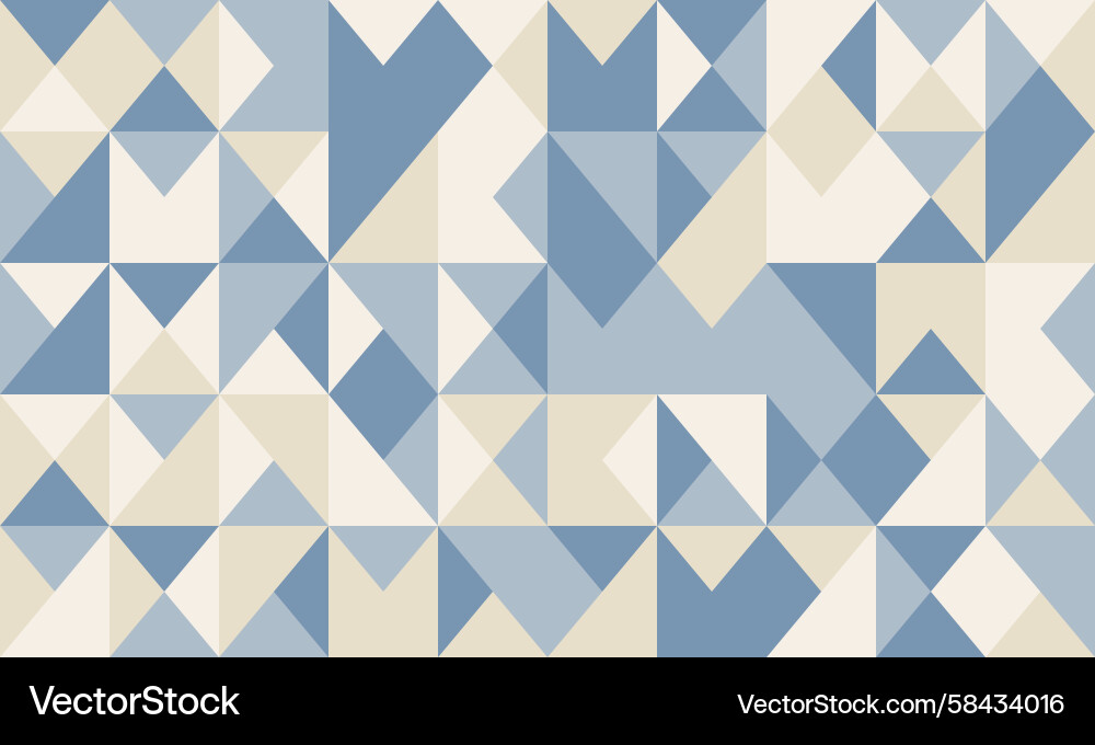 Calming Geometric Triangle Pattern Vector Image