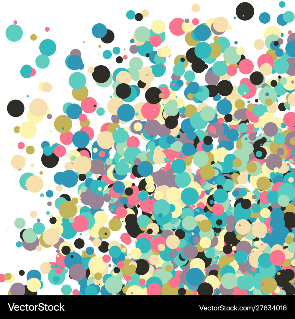 Colorful universe distribution computational vector image