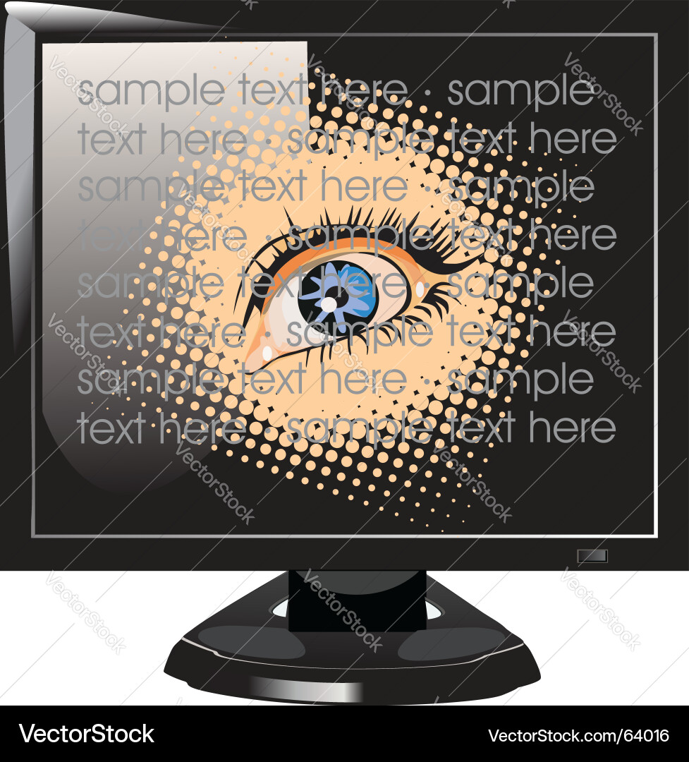 Computer Vector Image