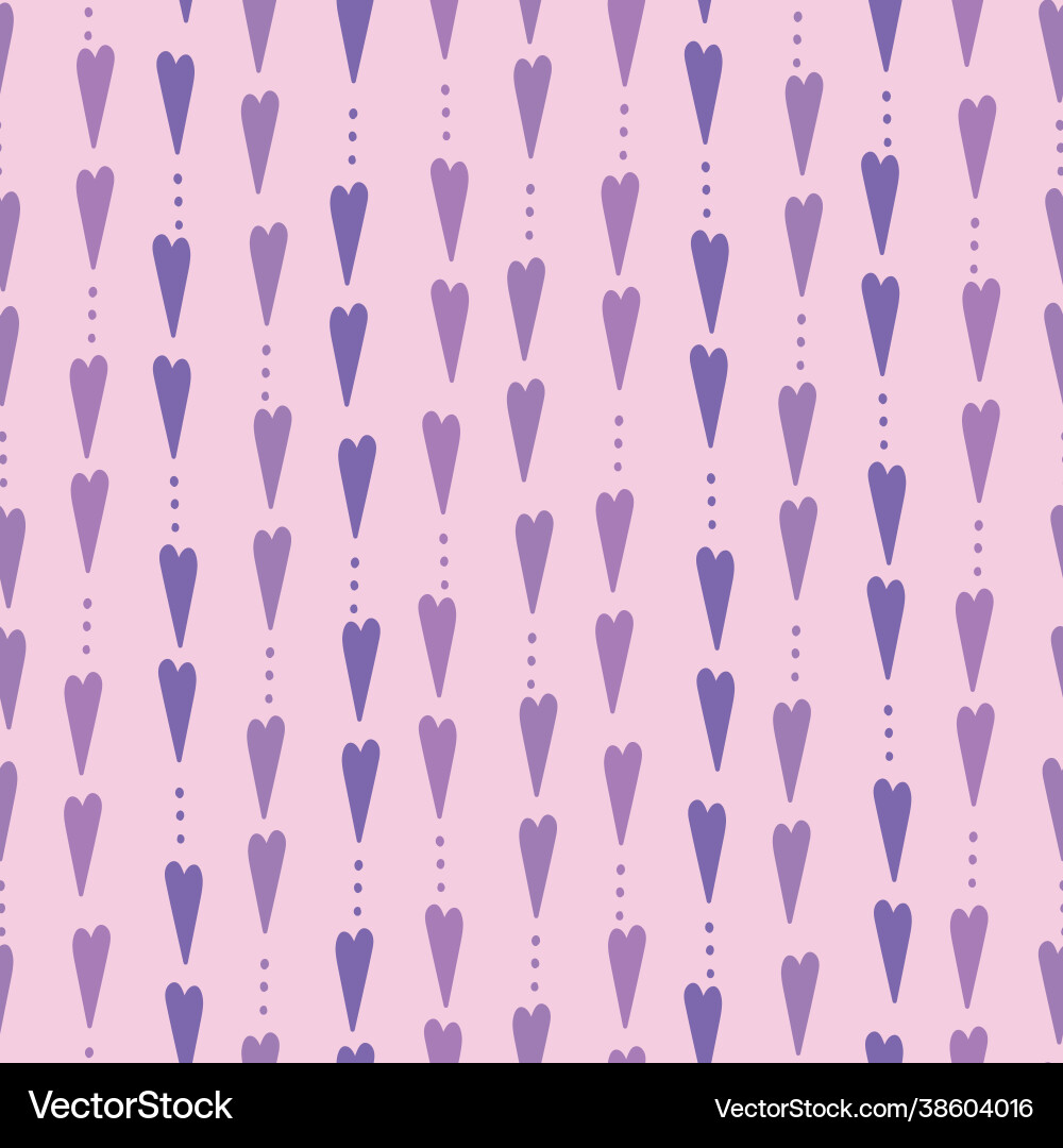 Heart background pattern design bright Vector Image