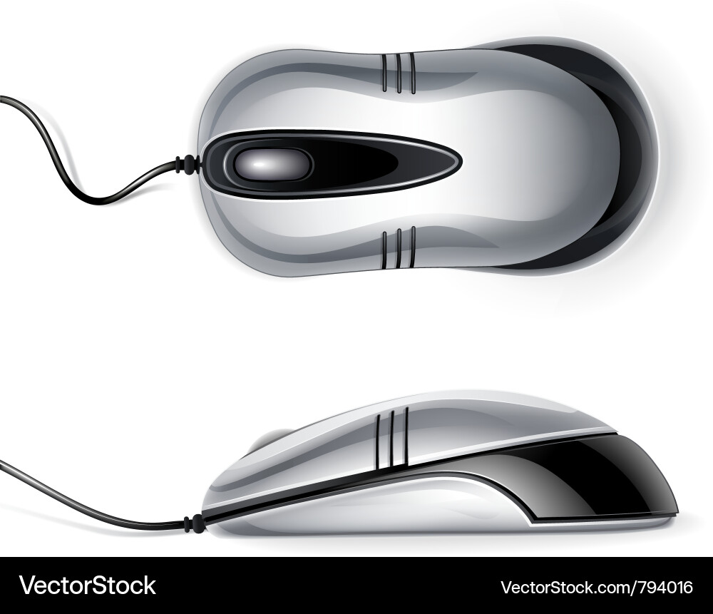 Optical mouse Royalty Free Vector Image - VectorStock