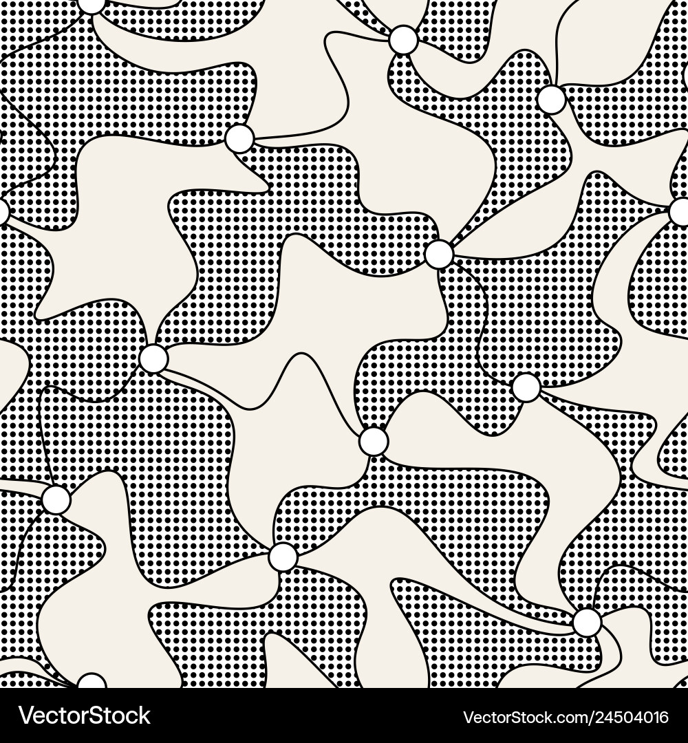 Wavy Circle Pattern vector image