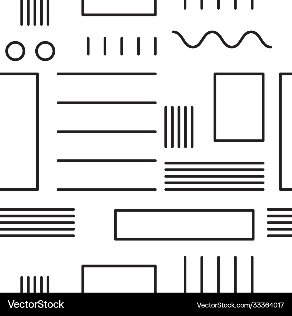 Abstract geometric seamless pattern with simple Abstract geometric seamless pattern with simple vector image