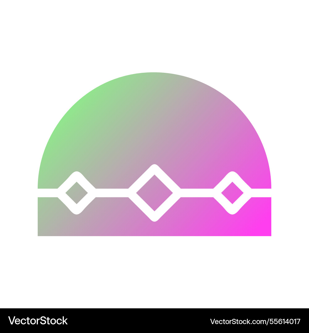 Abstract gradient graphic design shape element Abstract gradient graphic design shape element vector image