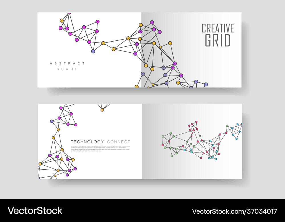 Minimalistic abstract presentation design Minimalistic abstract presentation design vector image
