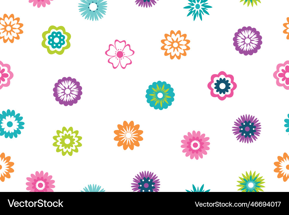 Modern seamless print pattern with spring Modern seamless print pattern with spring vector image