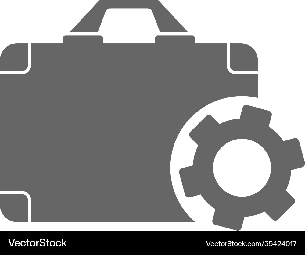 Technical icon engineering simple template Vector Image