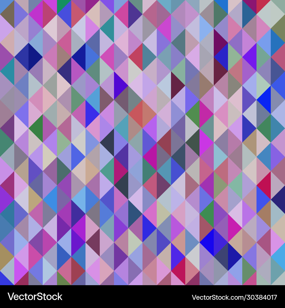 Triangle seamless pattern various colors vector image