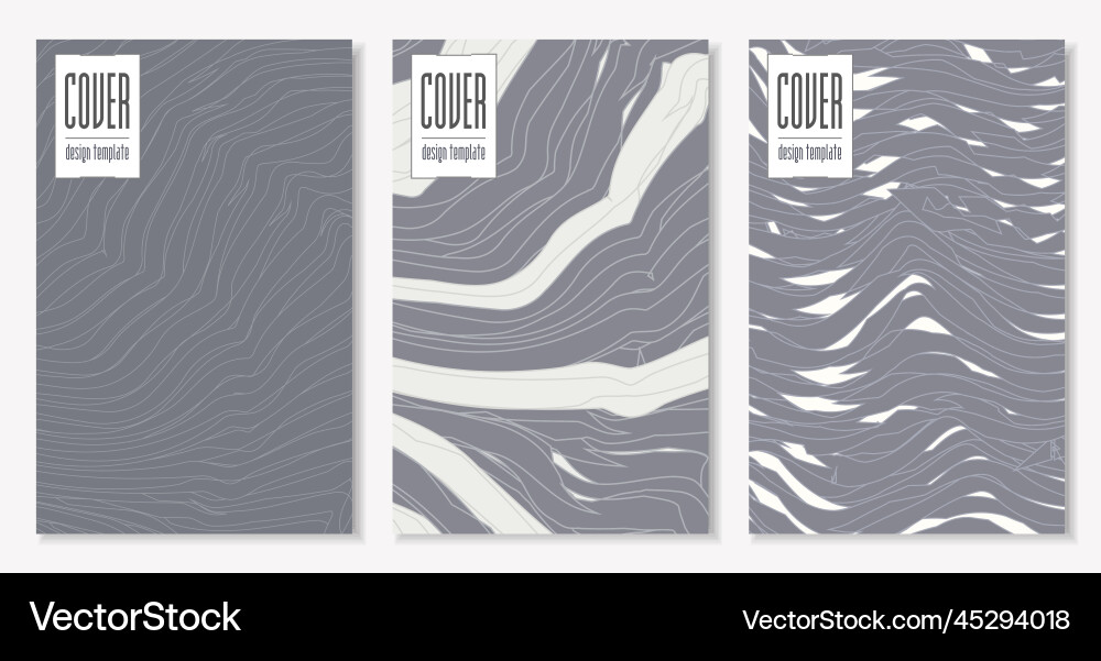 Abstract lines set design templates Abstract lines set design templates vector image