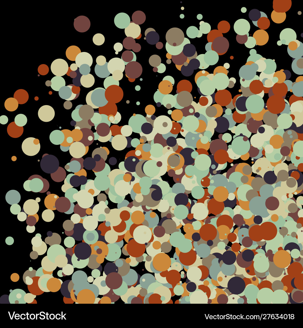 Colorful universe distribution computational Vector Image