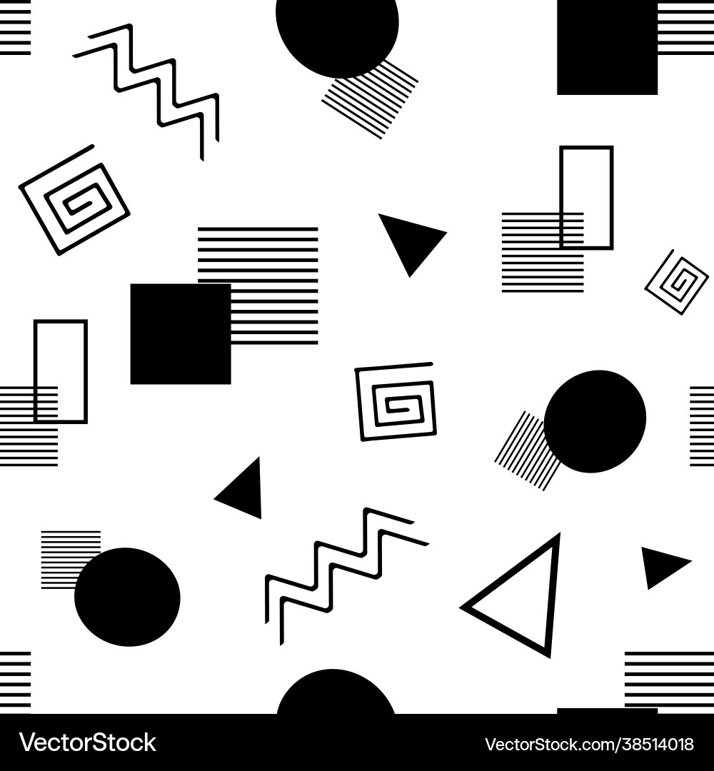 Geometric Shape Pattern Vector Image
