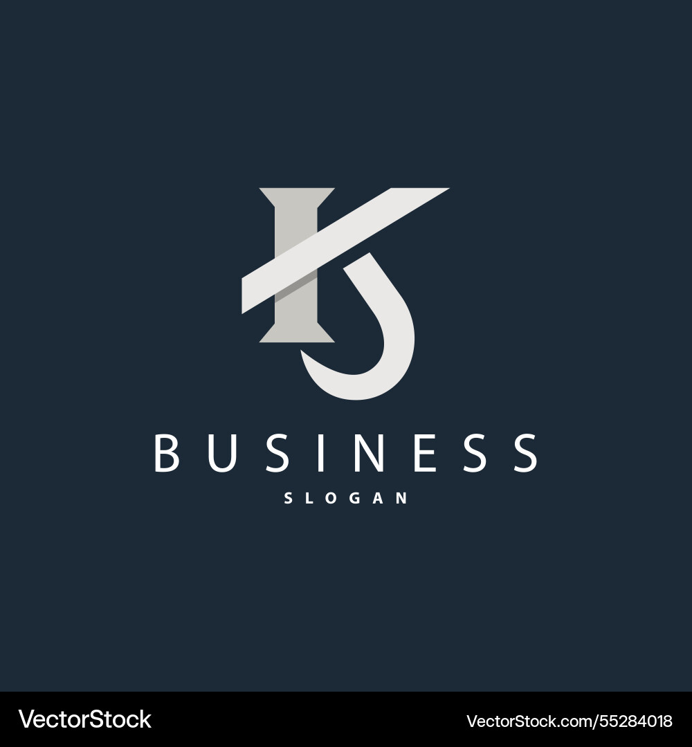 Minimal initial k letter logo modern and luxury Minimal initial k letter logo modern and luxury vector image