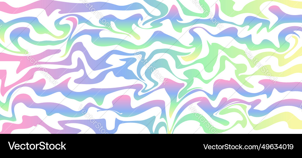 Abstract linear rainbow pattern background vector image
