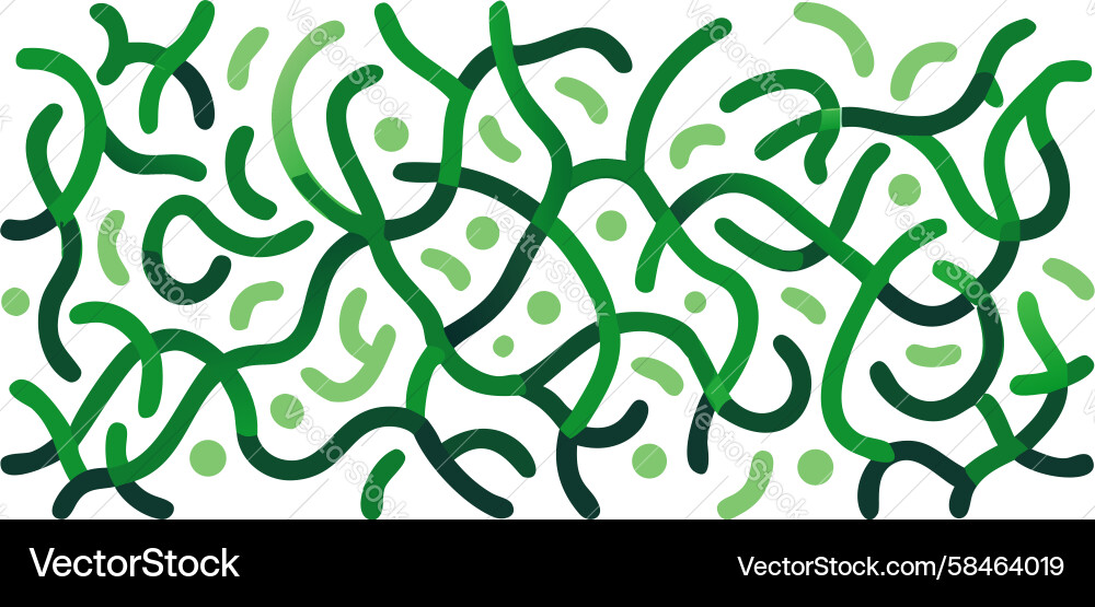 Interconnected Swirl Pattern Vector Image