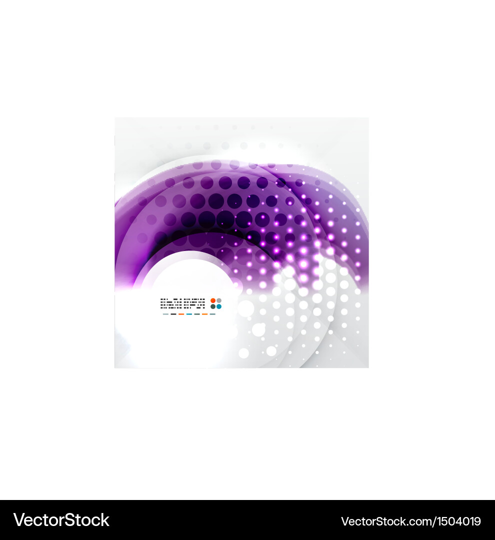 Purple Swirl Abstract Pattern Vector Image