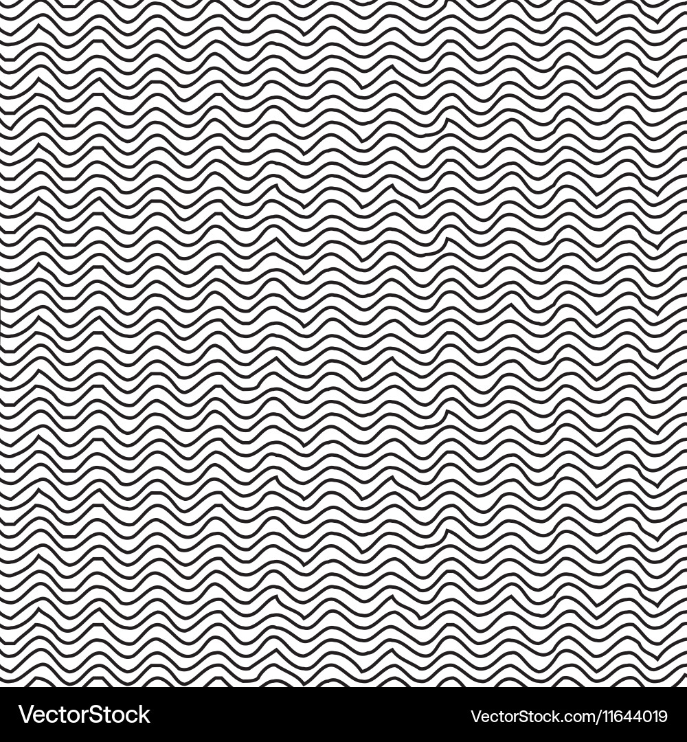 Silhouette pattern with striped lines Vector Image
