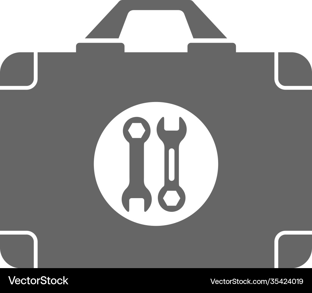 Technical icon engineering simple template Technical icon engineering simple template Vector Image