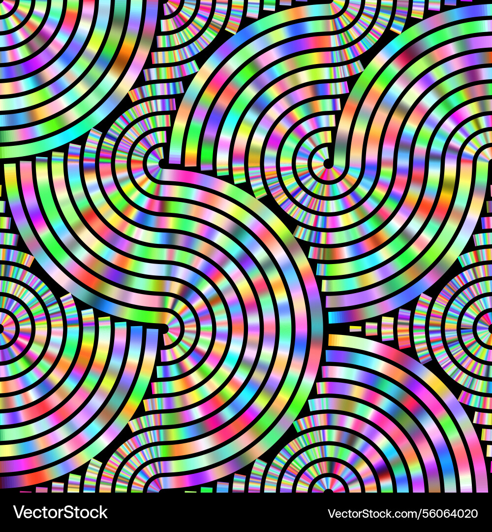 An abstract pattern of multi-colored concentric An abstract pattern of multi-colored concentric vector image