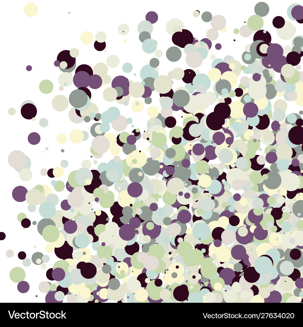 Colorful universe distribution computational vector image