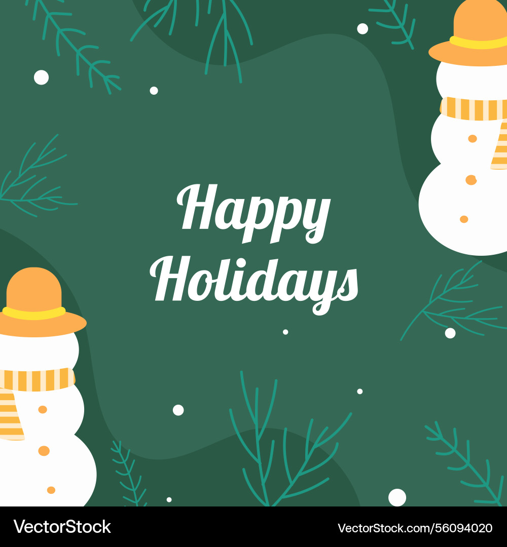 Festive holiday card with joyful christmas message Festive holiday card with joyful christmas message vector image
