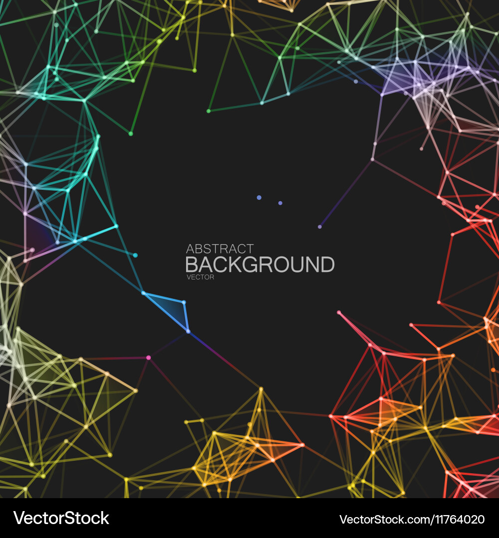Iridescent Particle Nexus Background vector image