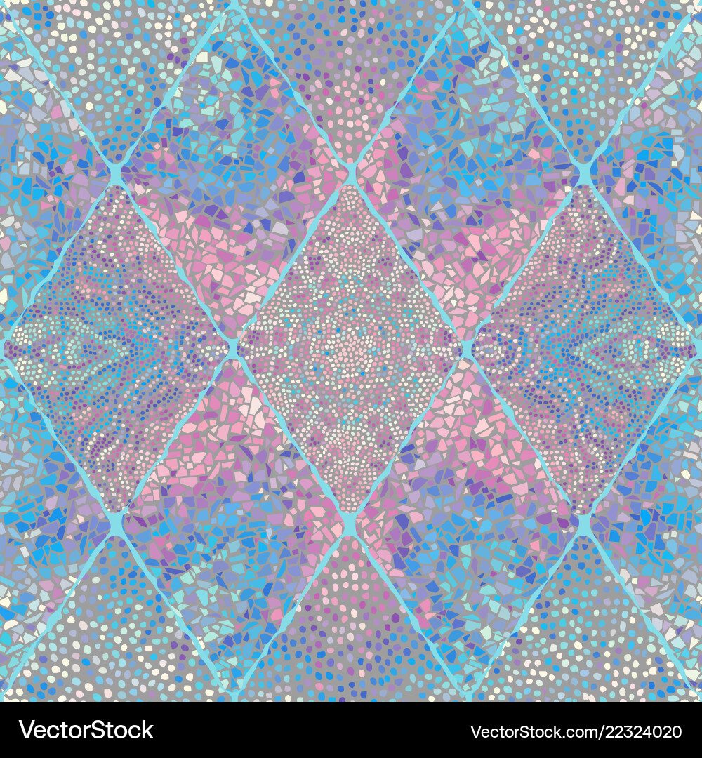 Mosaic art pattern image Mosaic art pattern image Vector Image