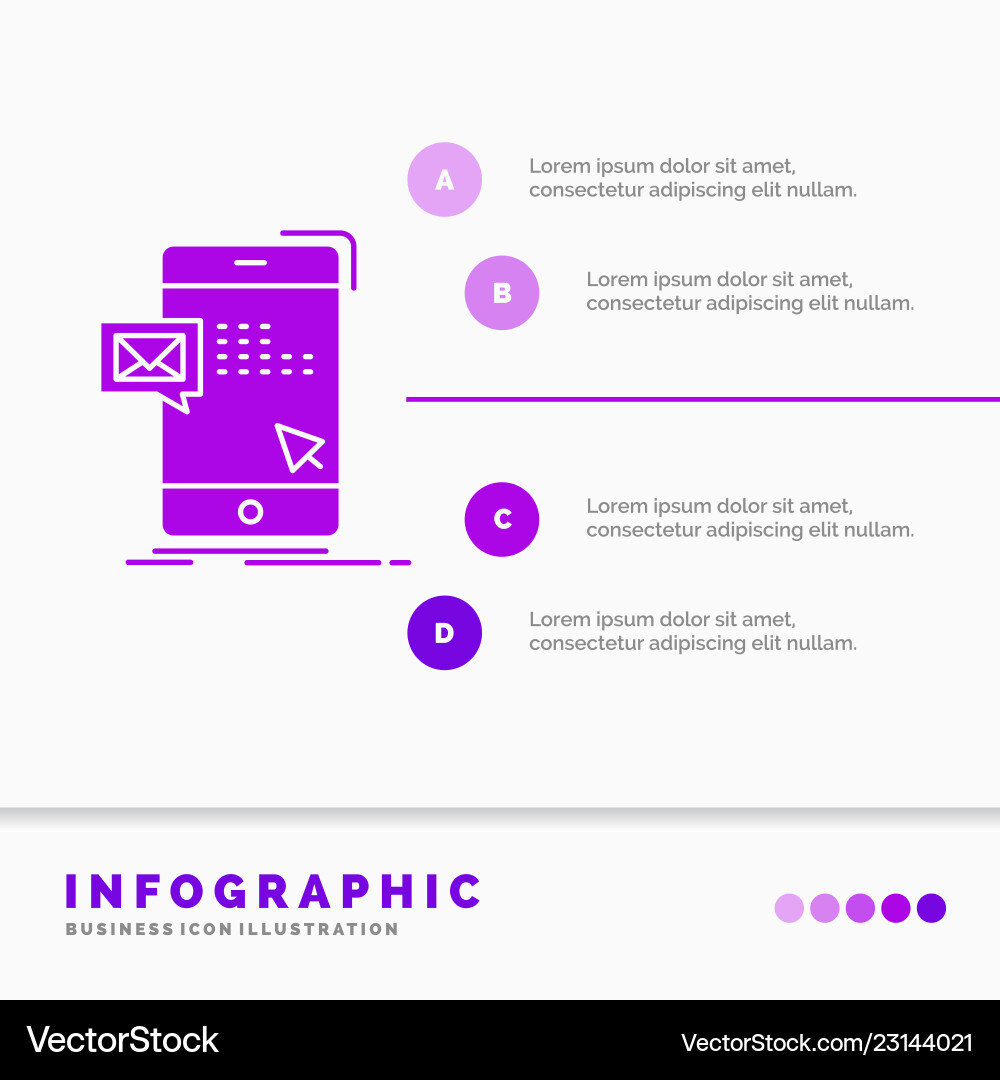 Bulk dialog instant mail message infographics Bulk dialog instant mail message infographics vector image