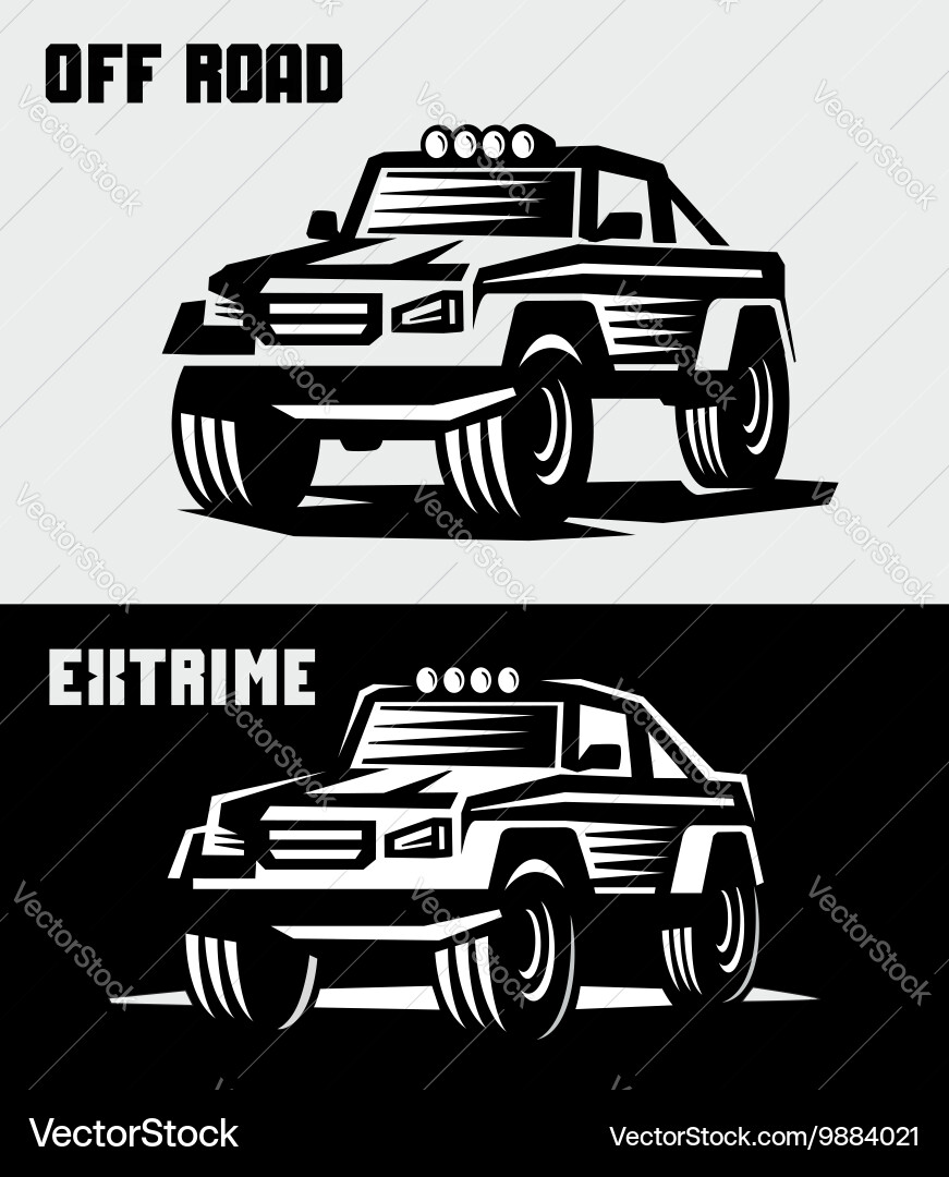 Off-Road SUV Vector Image