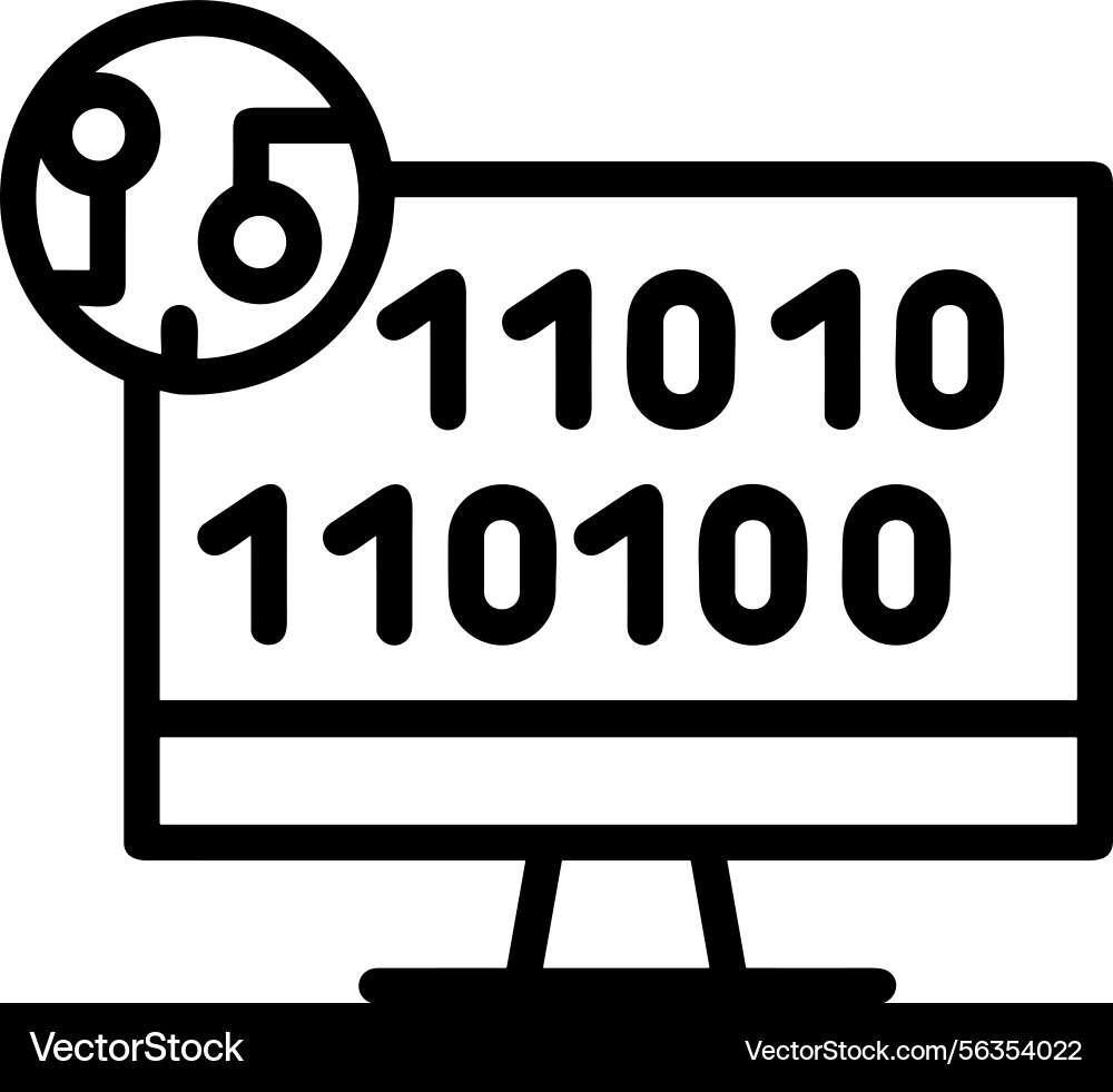Computer icon symbol image Vector Image
