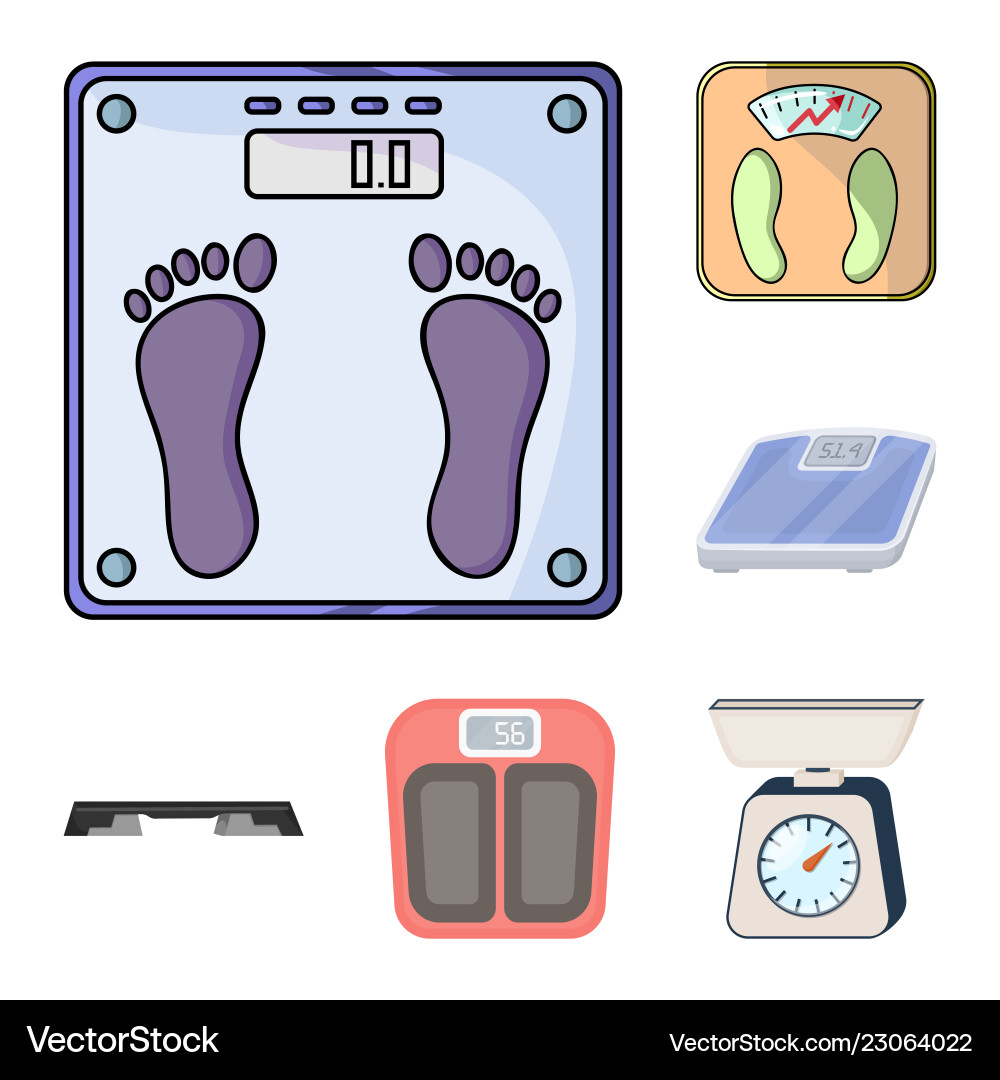 Isolated object of weight and lab logo set Vector Image