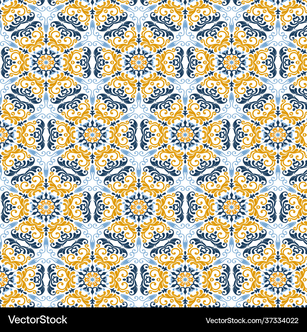 Moroccan themed pattern design Royalty Free Vector Image