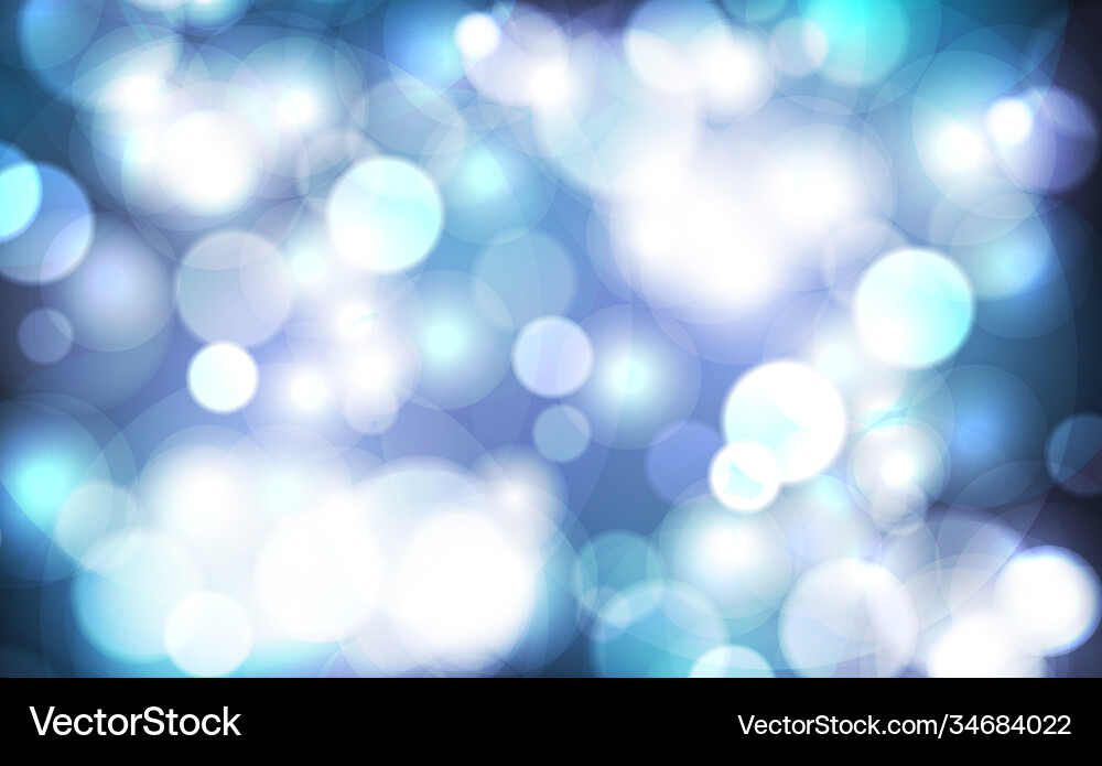Multicolored blurry bokeh on a dark background Multicolored blurry bokeh on a dark background vector image