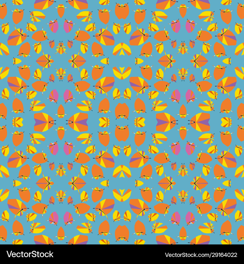 Seamless pattern geometric background abstract Vector Image