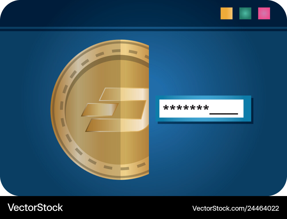 Template webpage with dash vector image