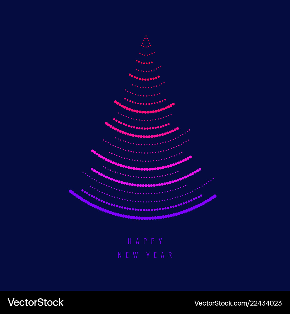 A tree in form of sound waves new A tree in form of sound waves new vector image