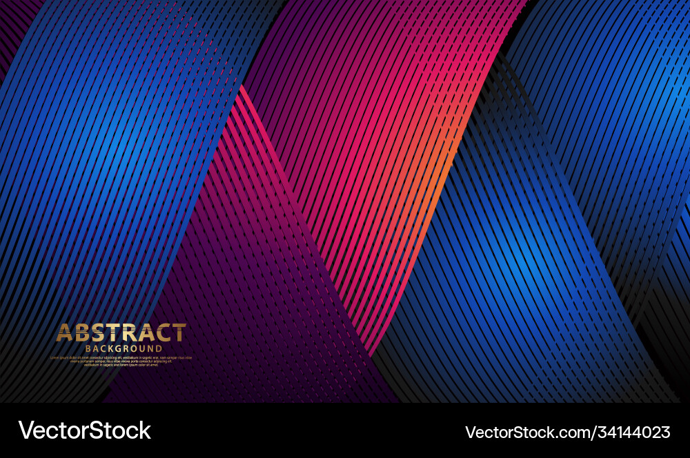 Abstract flow lines background with elegant vector image
