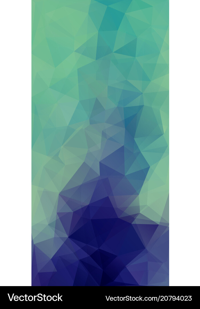 Flat abstract triangle banner background vector image